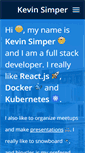 Mobile Screenshot of kevinsimper.dk